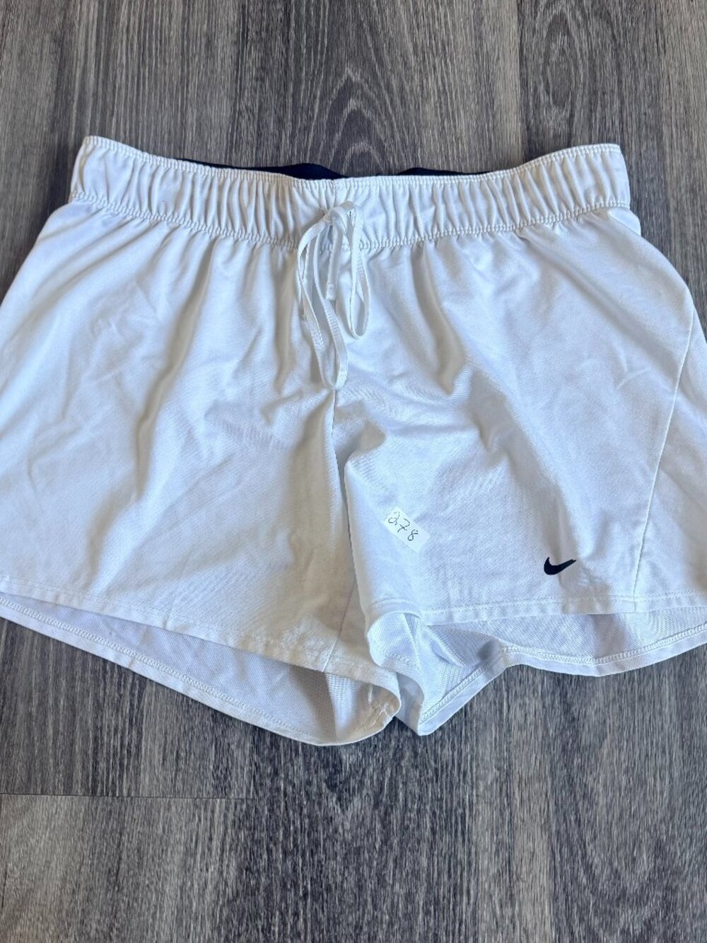 Nike White Dri-FIT Athletic Shorts Size M
